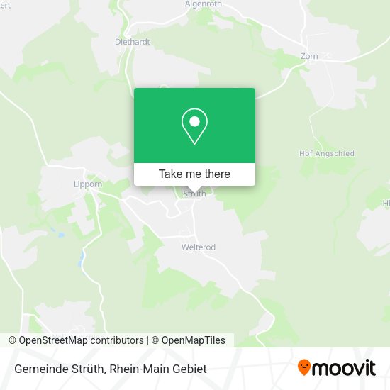 Карта Gemeinde Strüth