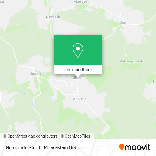 Карта Gemeinde Strüth