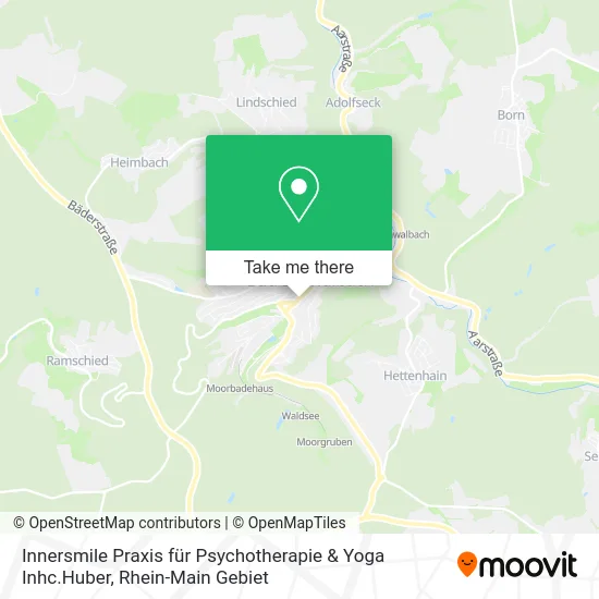 Карта Innersmile Praxis für Psychotherapie & Yoga Inhc.Huber