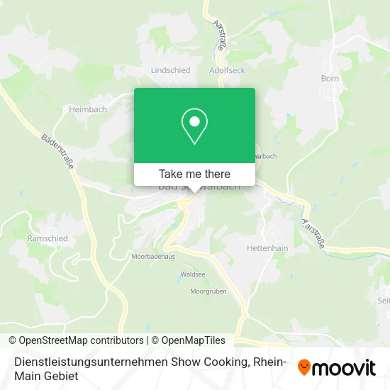 Карта Dienstleistungsunternehmen Show Cooking