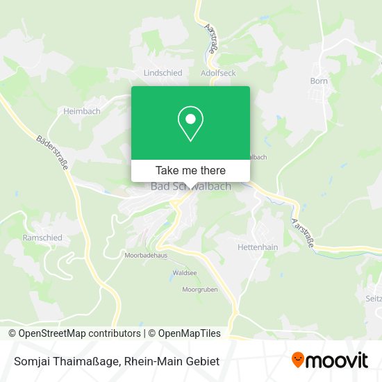 Карта Somjai Thaimaßage