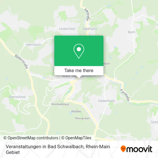 Карта Veranstaltungen in Bad Schwalbach