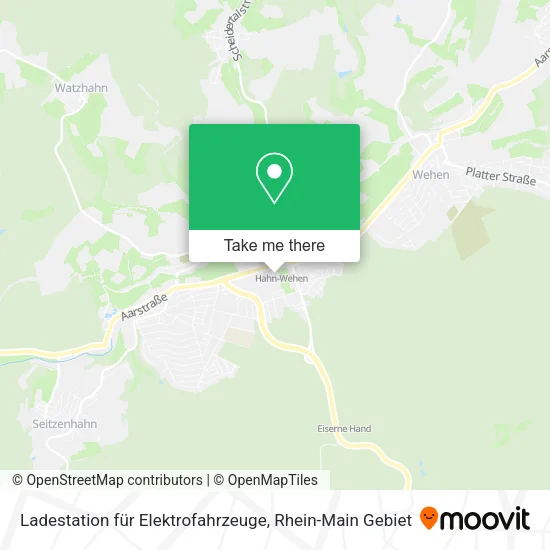 Карта Ladestation für Elektrofahrzeuge