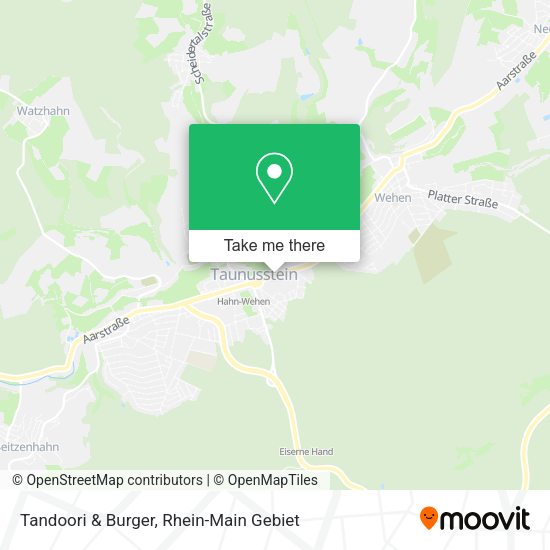 Карта Tandoori & Burger