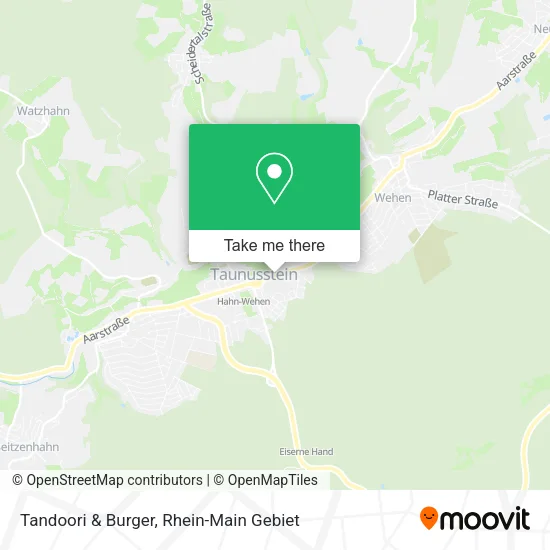 Tandoori & Burger map