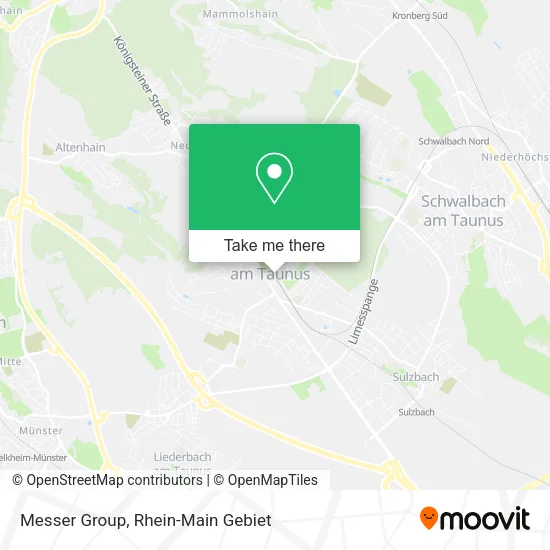 Карта Messer Group