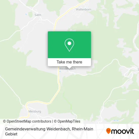 Карта Gemeindeverwaltung Weidenbach