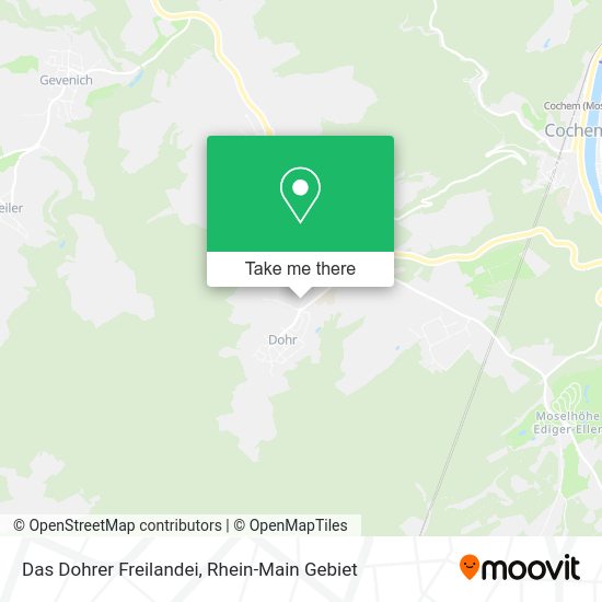 Карта Das Dohrer Freilandei