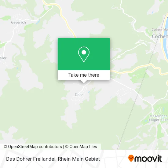 Карта Das Dohrer Freilandei