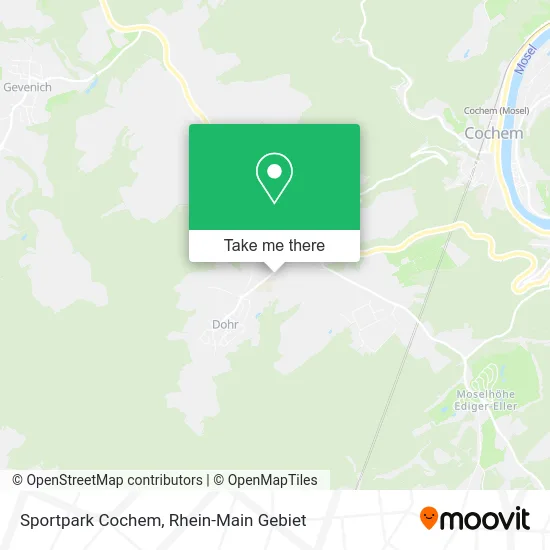 Карта Sportpark Cochem