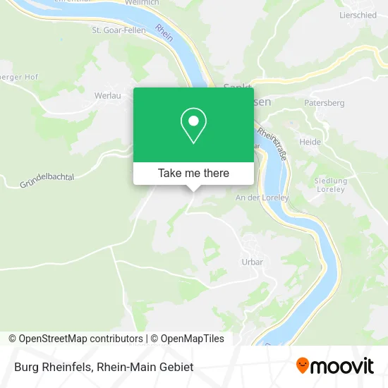 Карта Burg Rheinfels