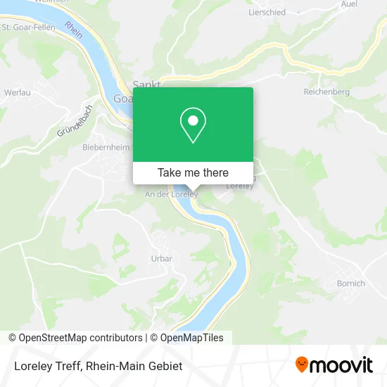 Карта Loreley Treff