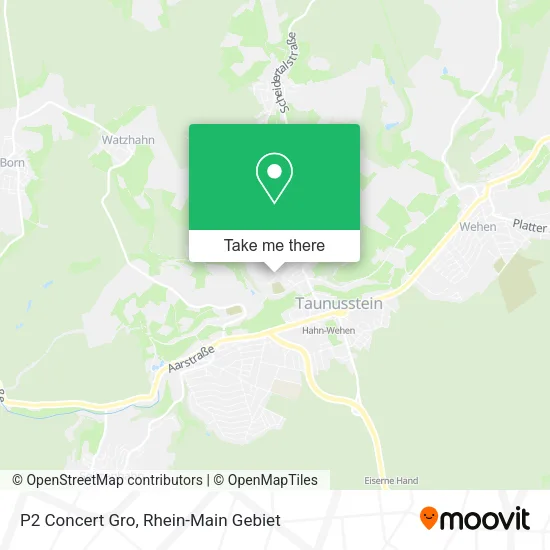 P2 Concert Gro map