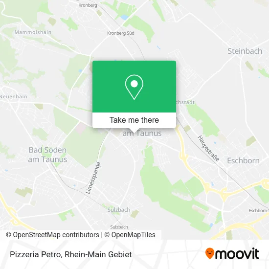 Карта Pizzeria Petro
