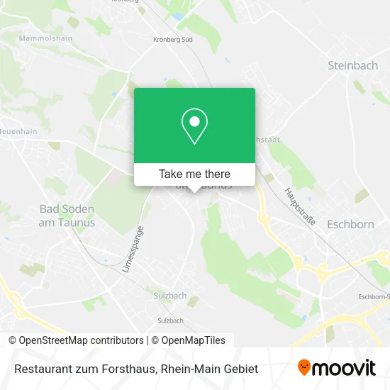 Карта Restaurant zum Forsthaus