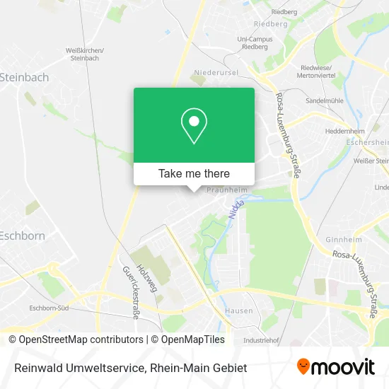 Карта Reinwald Umweltservice