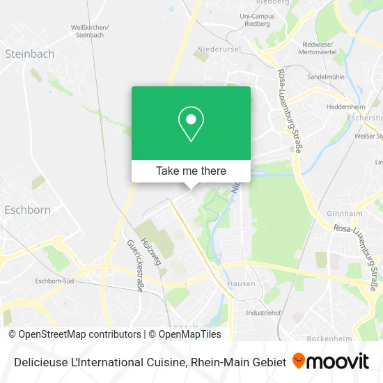 Карта Delicieuse L'International Cuisine