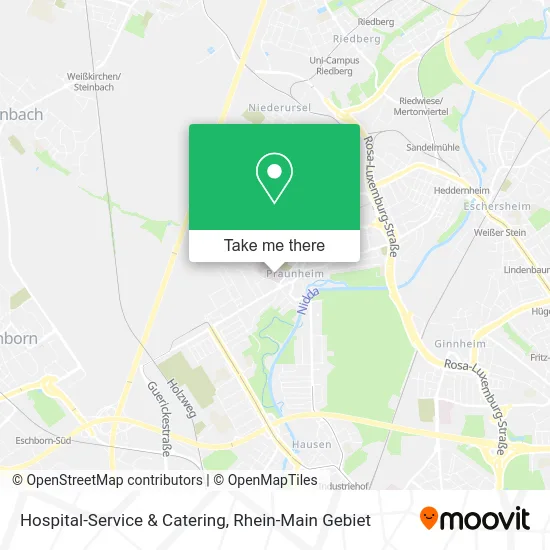 Карта Hospital-Service & Catering