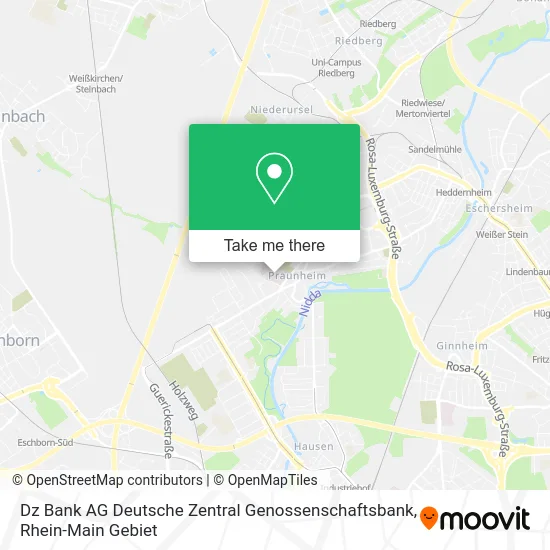 Карта Dz Bank AG Deutsche Zentral Genossenschaftsbank