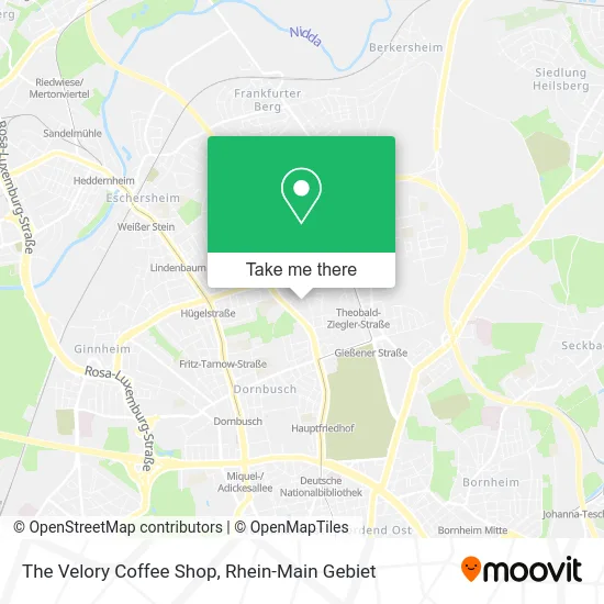 Карта The Velory Coffee Shop