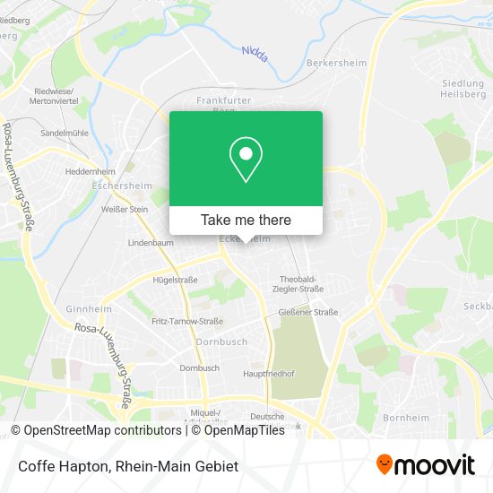 Карта Coffe Hapton