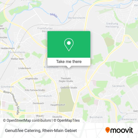 Карта Genußfee Catering