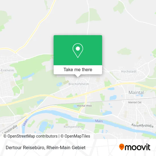 Карта Dertour Reisebüro