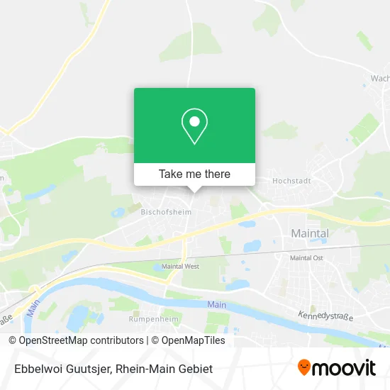 Карта Ebbelwoi Guutsjer