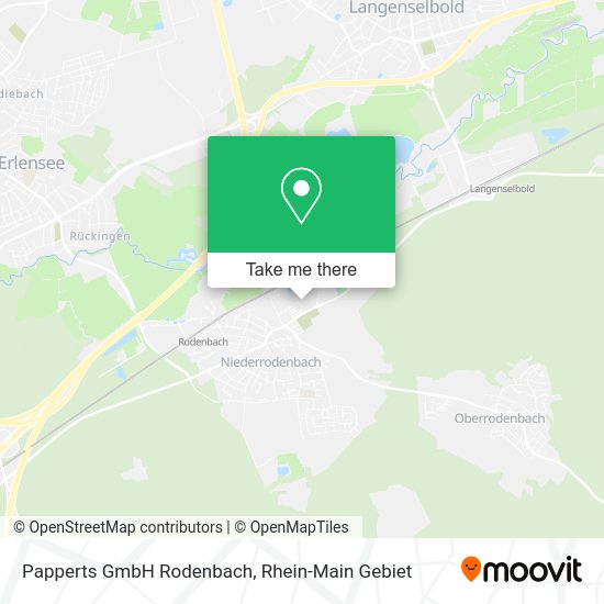 Карта Papperts GmbH Rodenbach