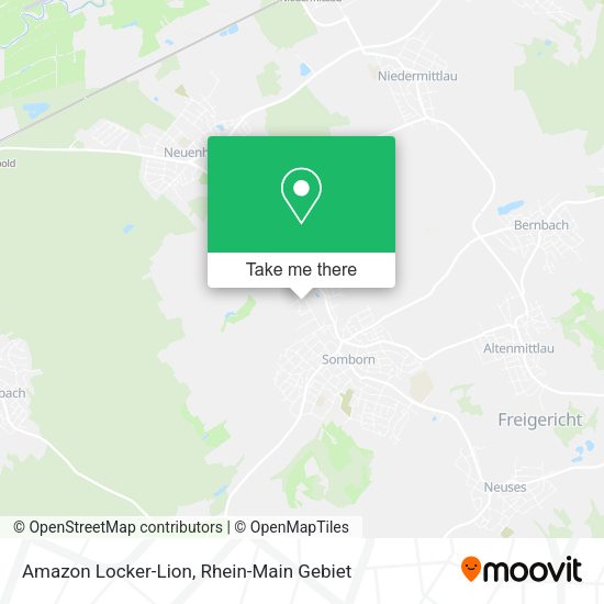 Карта Amazon Locker-Lion
