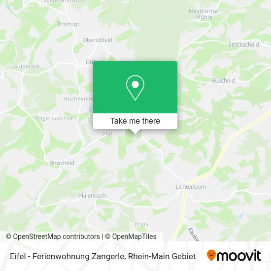 Eifel - Ferienwohnung Zangerle map