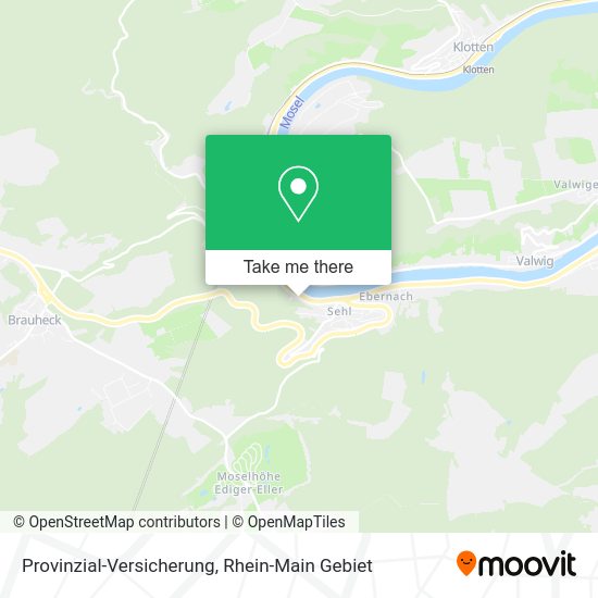 Карта Provinzial-Versicherung