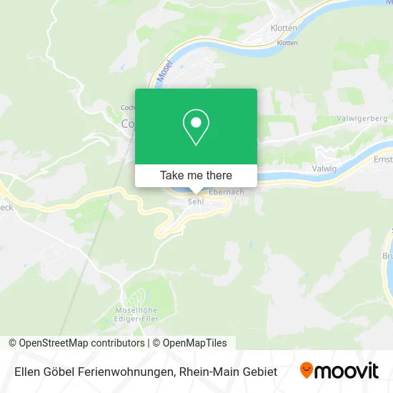 Карта Ellen Göbel Ferienwohnungen