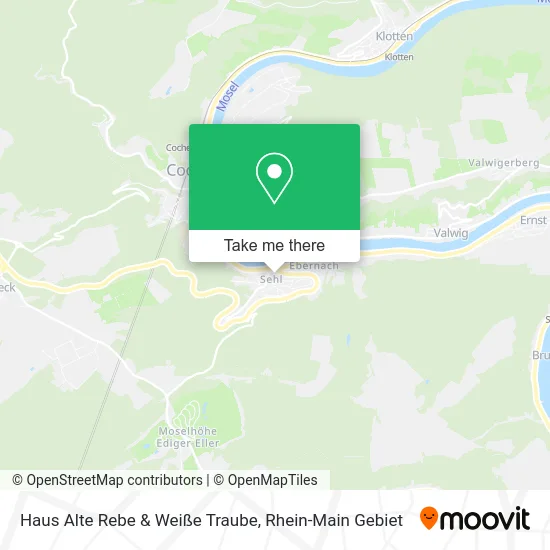 Карта Haus Alte Rebe & Weiße Traube