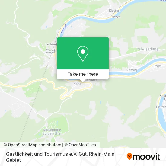 Карта Gastlichkeit und Tourismus e.V. Gut