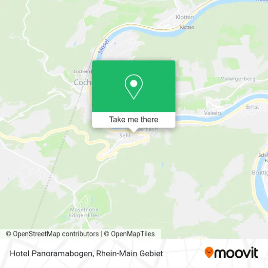 Карта Hotel Panoramabogen