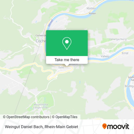 Карта Weingut Daniel Bach