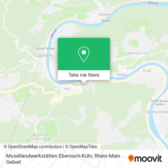 Карта Mosellandwerkstätten Ebernach-Kühr