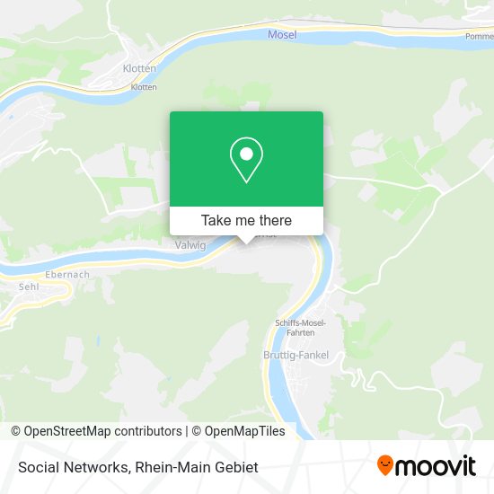 Карта Social Networks