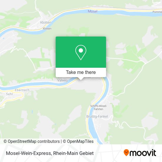 Карта Mosel-Wein-Express