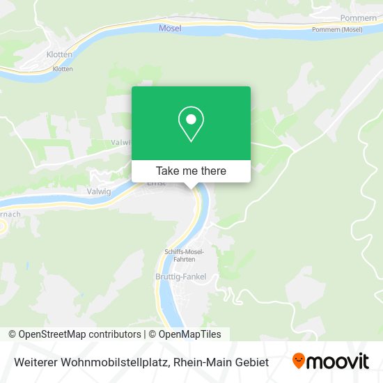 Карта Weiterer Wohnmobilstellplatz