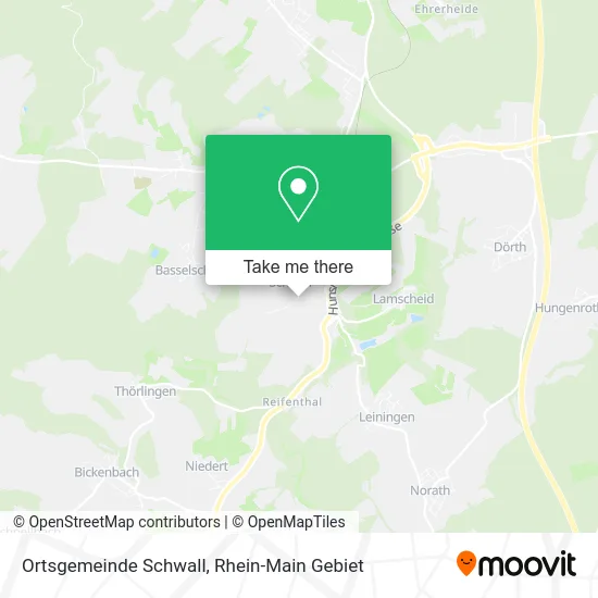 Карта Ortsgemeinde Schwall