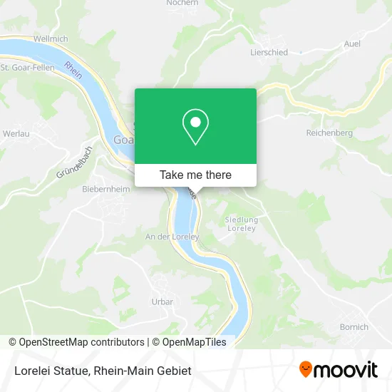 Карта Lorelei Statue