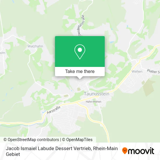 Карта Jacob Ismaiel Labude Dessert Vertrieb