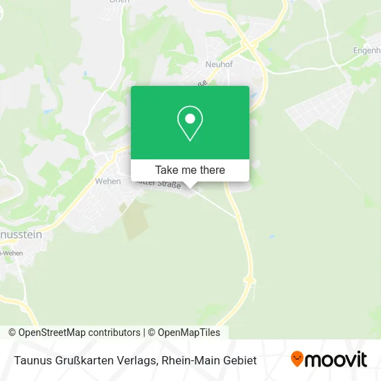 Карта Taunus Grußkarten Verlags