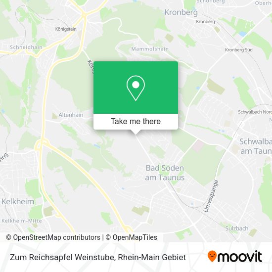 Карта Zum Reichsapfel Weinstube