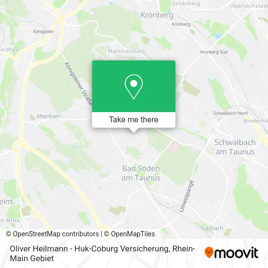 Карта Oliver Heilmann - Huk-Coburg Versicherung