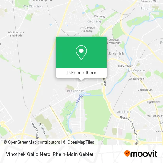 Карта Vinothek Gallo Nero