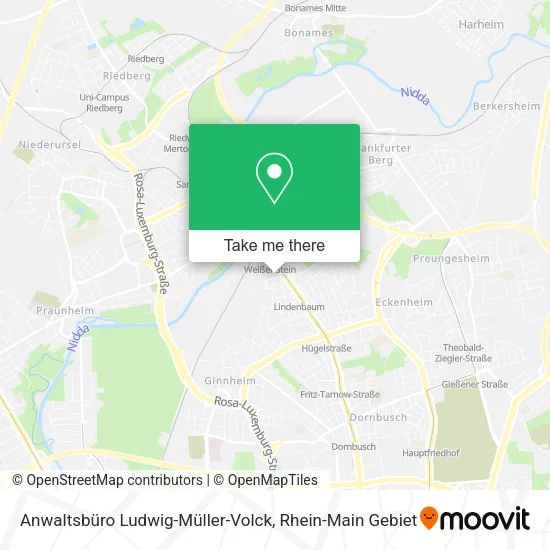 Карта Anwaltsbüro Ludwig-Müller-Volck
