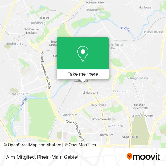 Карта Aim Mitglied